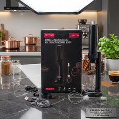 Prestige Mukti Wireless Rechargeable Coffee Whisk &amp; Milk Frother ✨🥛