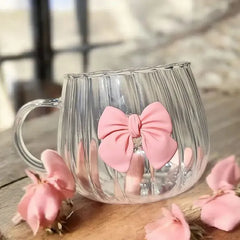 Cute Pink Bow Cup Mug