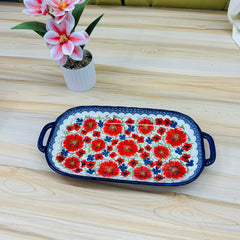 Floral Print Ceramic Imported Serving dish
