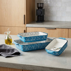 Premium Ovenproof Ceramic Serving Dish – Elegant Turkish Design for Stylish Dining 🧿🍽️🌿