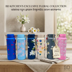 Premium Insulated Stainless Steel Thermal Water Bottle – 1200ml 🥤💧