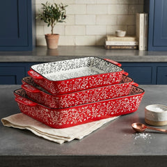 Premium Ovenproof Ceramic Serving Dish – Elegant Turkish Design for Stylish Dining 🧿🍽️🌿