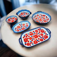 5pc Turkey Design Ceramic Tableware Set Dinner set Imported