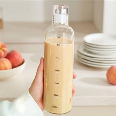 Premium Clear Borosilicate Glass Water Bottle – Perfect for Everyday Hydration! ✨💧