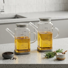 Premium Glass Oil &amp; Sauce Bottle🫒🥣
