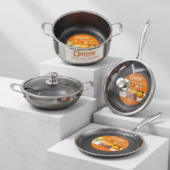 7 Pcs Disnie SUS 316 Honeycomb Cooking Set – Premium DSN5289 ✨🍳