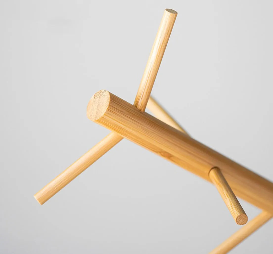 Wooden Mug Cup Stand Holder Tree Shape