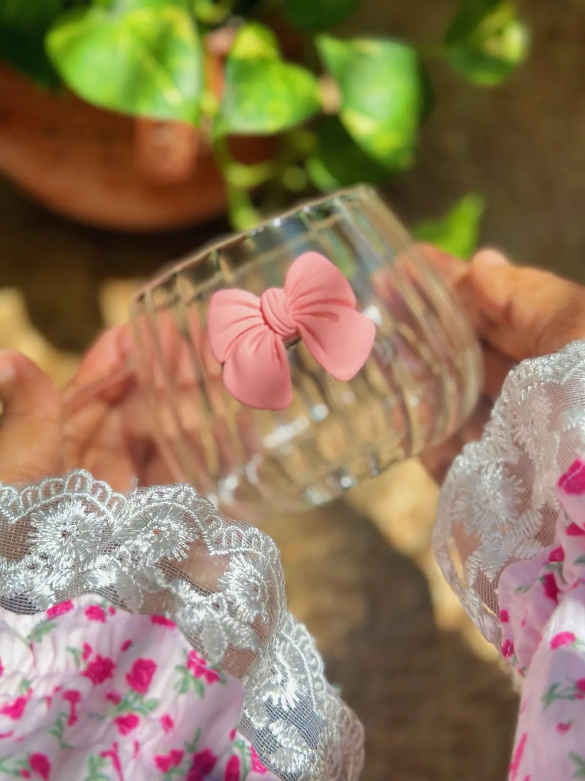 Cute Pink Bow Cup Mug