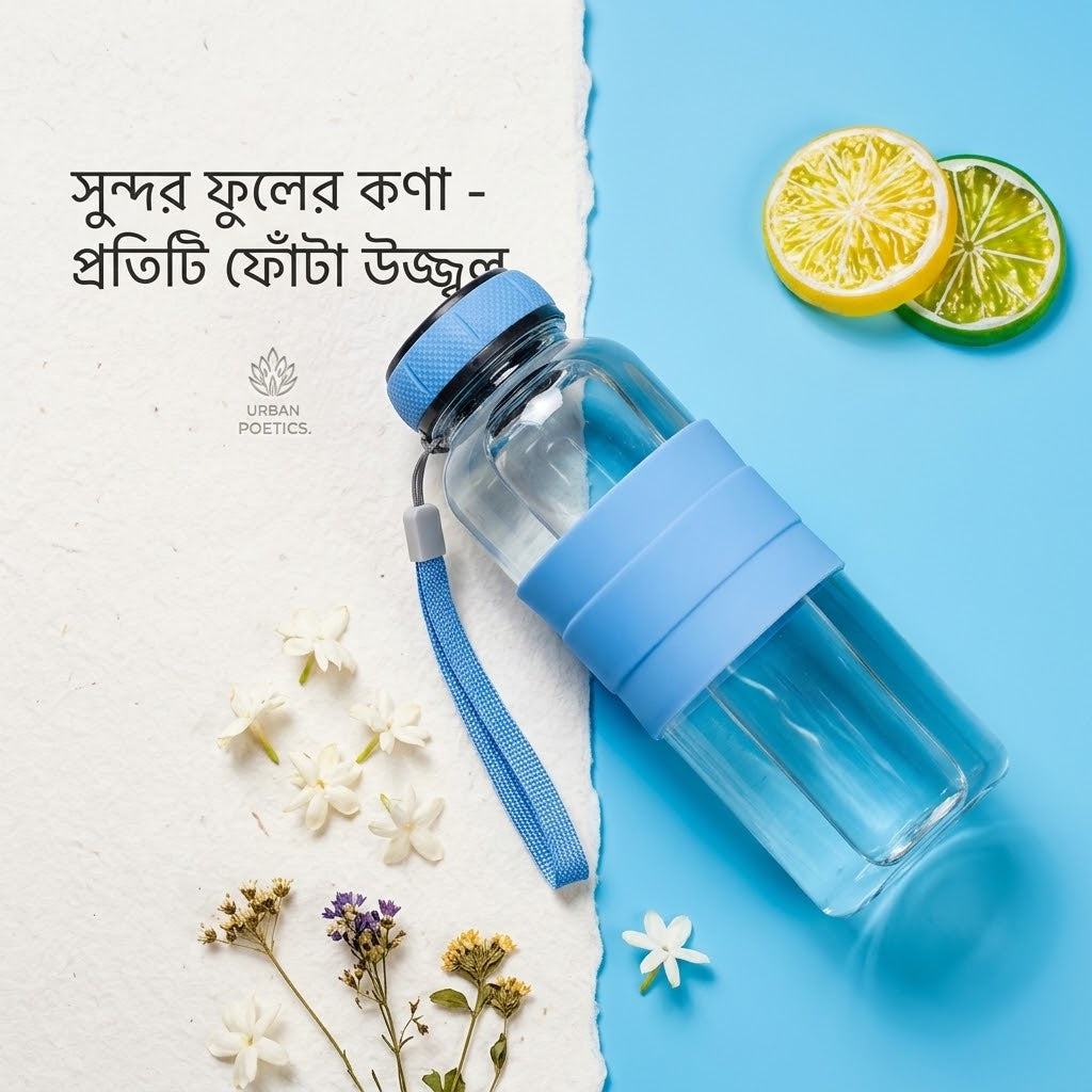 PREMIUM BOROSILICATE GLASS WATER BOTTLE WITH TEA INFUSER ✨✨