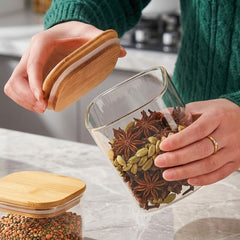 Premium Tempered Glass Storage Jar Set – Kitchen Organization হবে আরও Stylish! 🫙🌿