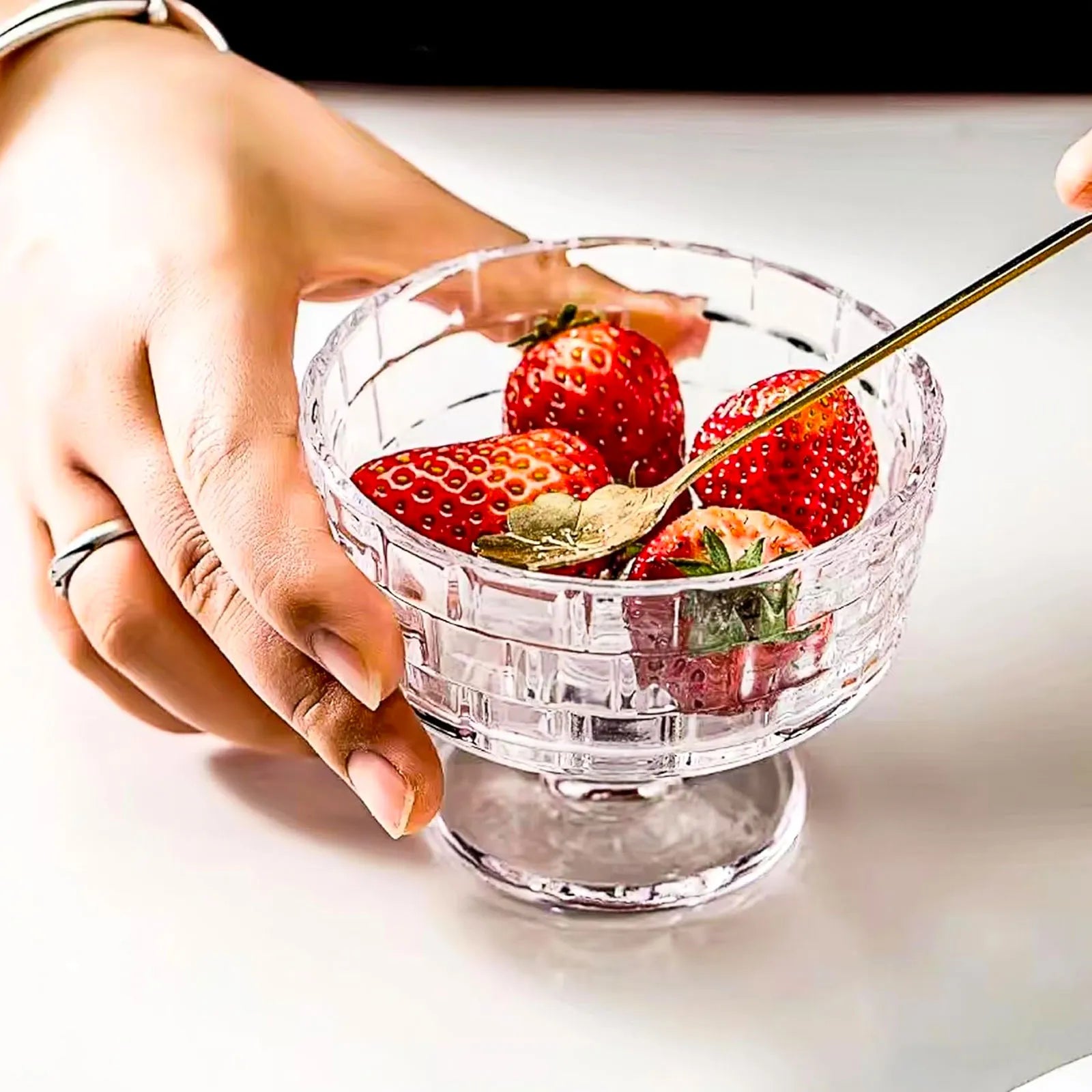 6pcs Dessert Cups for Fruit Pudding