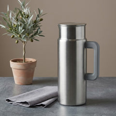 Premium Vacuum Insulated Stainless Steel Jug – Hot &amp; Cold Beverage Serving Made Easy! 🧊☕🫗