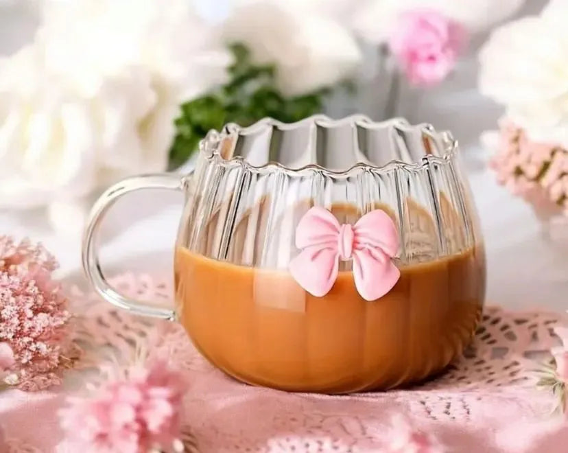 Cute Pink Bow Cup Mug
