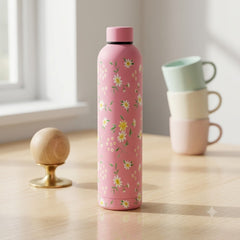 Premium Imported Stainless Steel Printed Water Bottle 💧🌿✨