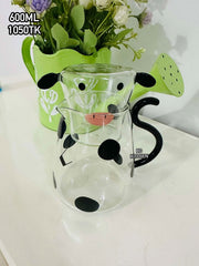 🐄🥛 Make Every Sip More Enjoyable with This Adorable Cow Glass Milk Pot – A Perfect Blend of Style, Functionality & Cuteness!