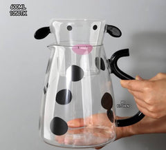 🐄🥛 Make Every Sip More Enjoyable with This Adorable Cow Glass Milk Pot – A Perfect Blend of Style, Functionality & Cuteness!