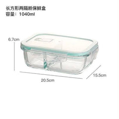 Premium 3-Part Glass Lunch Box ✨🍱