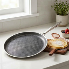 Disnie Premium Stainless Steel Honeycomb Roti Tawa – BCG3602 🔥🍳