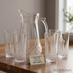 Treo Glass Desire Lemon Set – Elegant 7-Piece Glass Jug Set ✨🍋