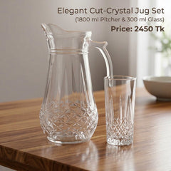 Treo Glass Desire Lemon Set – Elegant 7-Piece Glass Jug Set ✨🍋