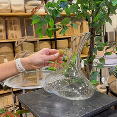 LUXURY GOLD HANDLE GLASS WINE DECANTER ✨✨