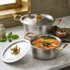 Premium 3-Piece Steel Wok Pan (Korai) Set! 🥘✨