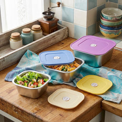 Premium 4pcs Stainless Steel Bowl Set – Everyday Kitchen Essential ✨🥣
