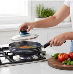 Cook Smarter with Our Premium Non-Stick Marble Coated Milk Pan! 🍳✨