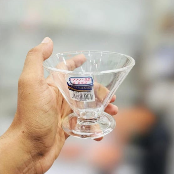 Mini European Style Imported Transparent Glass Dessert &amp; Juice Serving Set ✨🌤️🥂