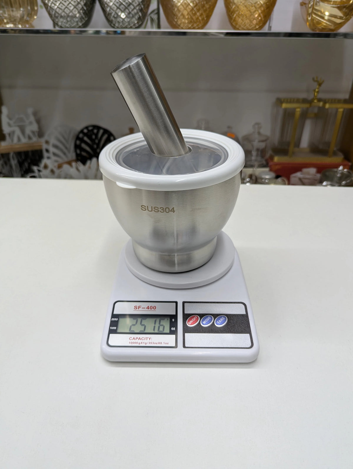 304 Stainless Steel Mini Mortar &amp; Pestle