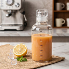 Premium Clear Borosilicate Glass Water Bottle – Perfect for Everyday Hydration! ✨💧