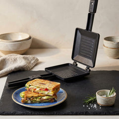 Black Non-Stick Sandwich Toaster &amp; Griller 🔥🥪