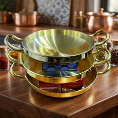 Upgrade Your Cooking Experience with Premium Golden Wok Pan! 👨🍳