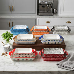 Premium Ovenproof Ceramic Serving Dish – Elegant Turkish Design for Stylish Dining 🧿🍽️🌿