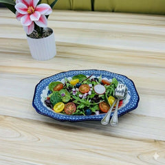 Classic Floral 9 inch Ceramic Dish