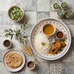 Luxury Turkish Style Ceramic Dinner Plate – Artistic Elegance for Your Dining Table! 🧿🍽️