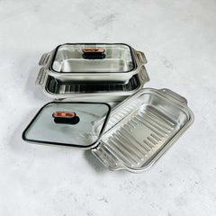 Stainless Steel Serving Dish set Ovenproof
