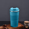 Leather Insulated Stainless Steel Travel Coffee Cup🤎