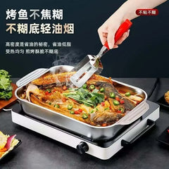Ovenproof 3pc set Stainless Steel Serving Dish Bake dish