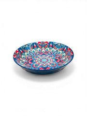 4pc Turkish Ceramic Serving Dish  Decorative Serving Plate for Dining Table