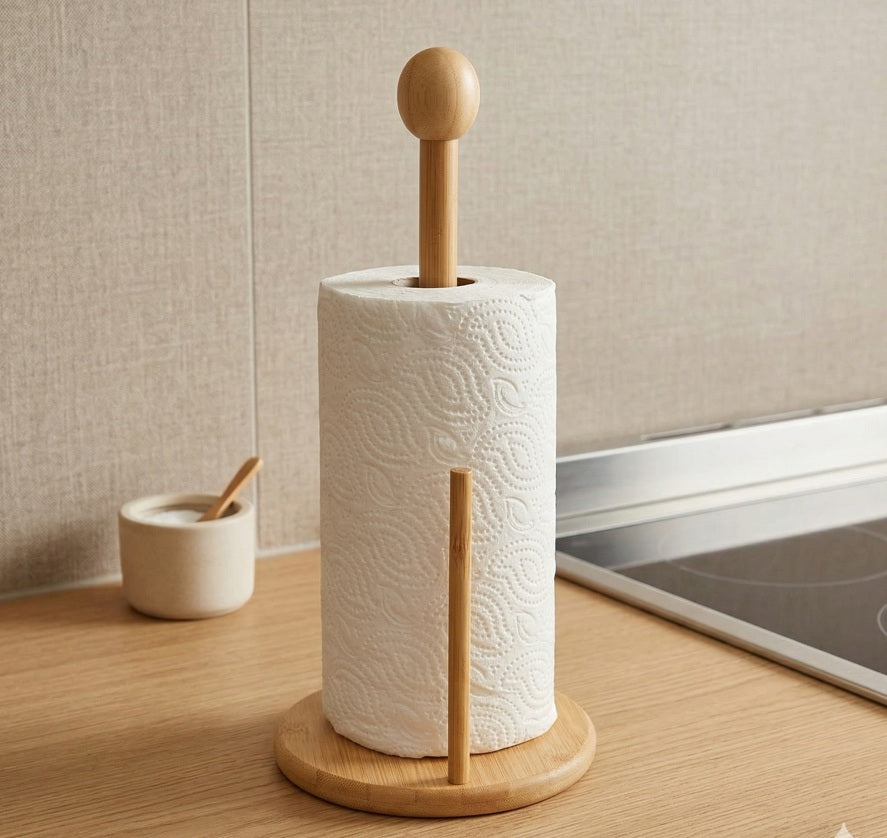 Bamboo Wooden Imported Smooth Furnished Household Napkin Tissue Holder 🧻🍃